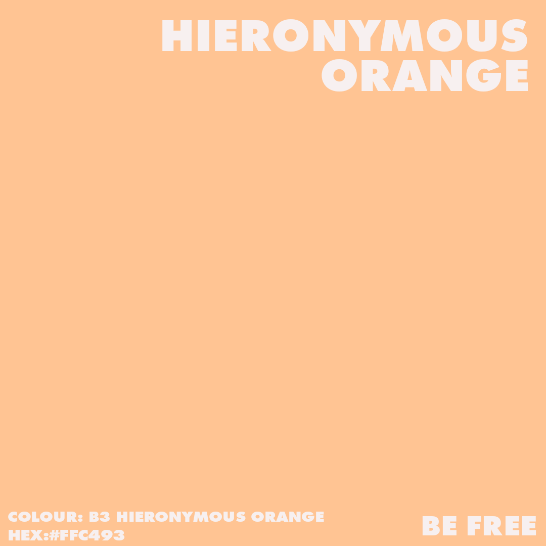 B3 HIERONYMOUS ORANGE