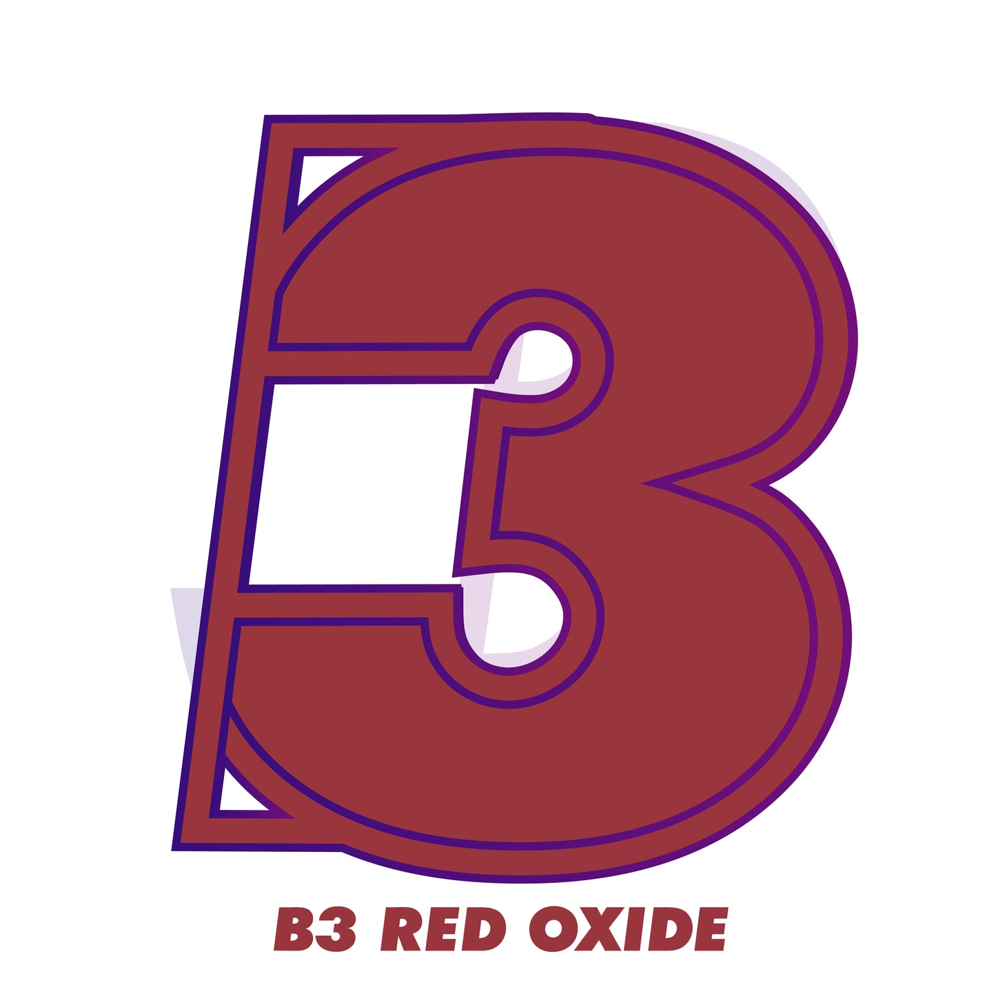 Artist Acrylic Matt Paint BE3 RED OXIDE