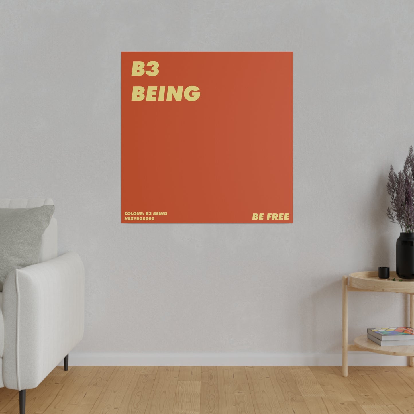 B3 Being Canvas, Stretched, 0.75"