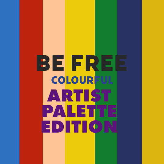 Artist Acrylic Matt Paint BE3 Set BE FREE ARTIST EDITION PALETTE