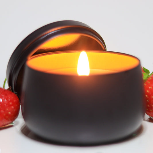 B3 strawberry & vanilla scented candles